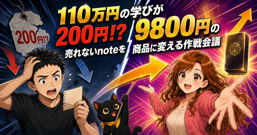 売れないnoteを商品に変える作戦会議